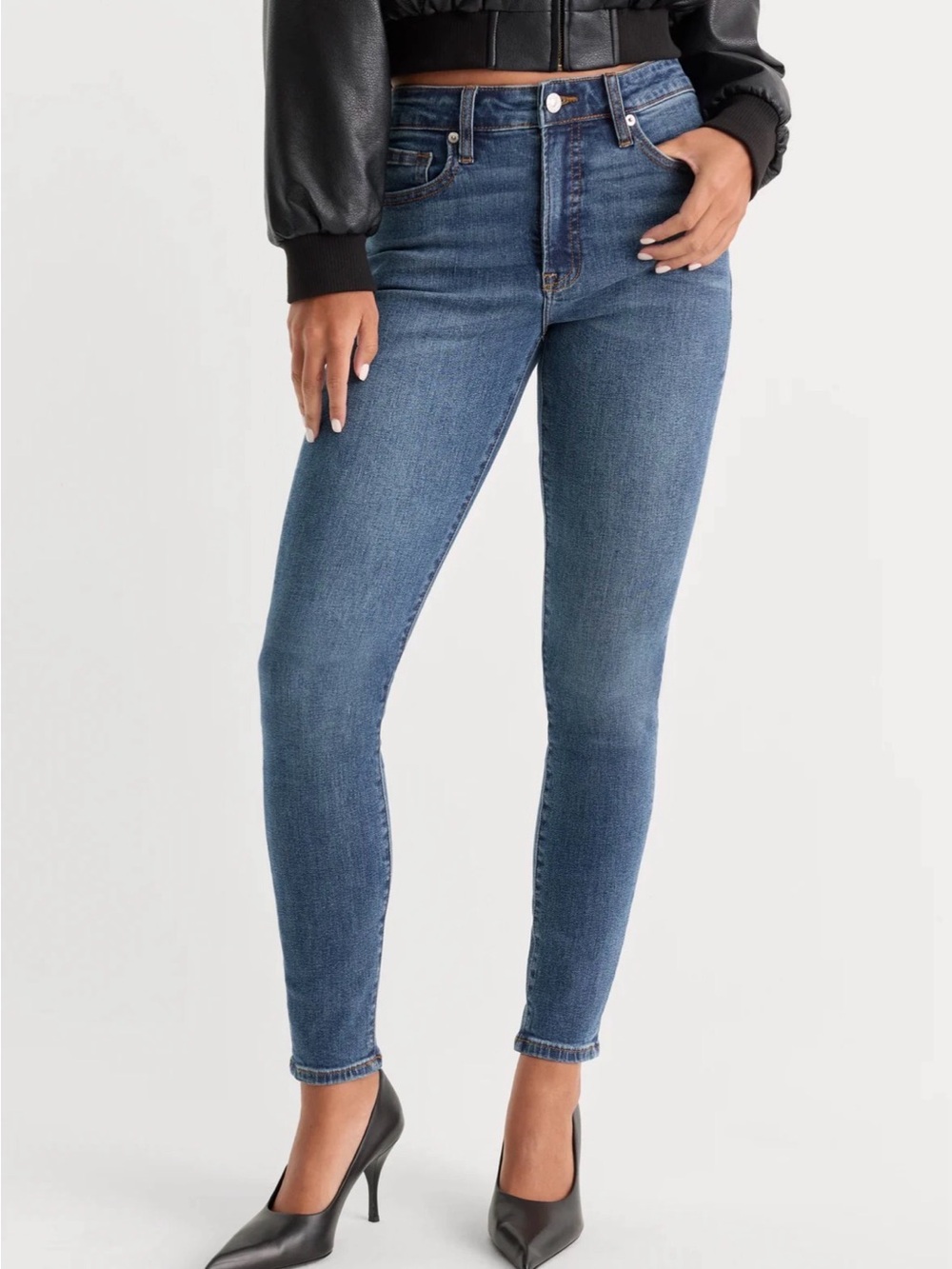 Good American Good Legs Skinny Jeans